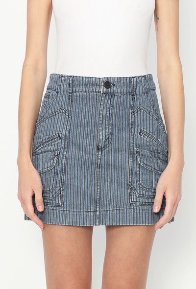 Balenciaga Early 2000s Denim Cargo Skirt - 2 Balenciaga Early 2000s Denim Cargo Skirt - 2