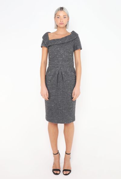 Chanel 2014 Felted Asymmetrical Dress - 1