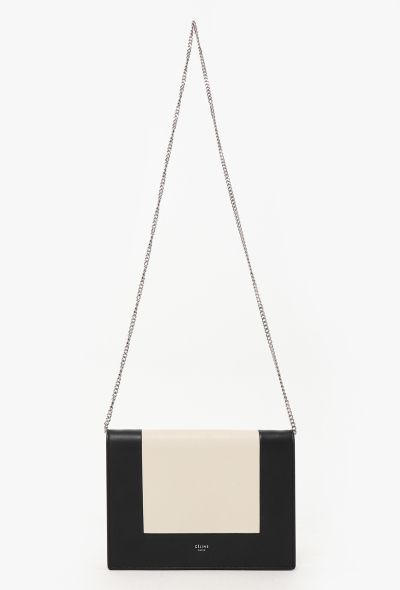 Céline Frame Bicolor Wallet on Chain - 1