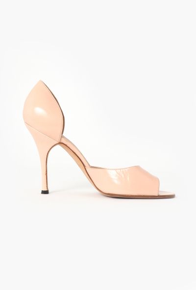 Manolo Blahnik Patent D'Orsay Pumps - 1 Manolo Blahnik Patent D'Orsay Pumps - 1