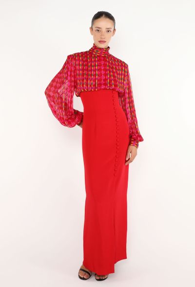 Bob Mackie Beaded Chiffon Dress, F/W 1989 - 1
