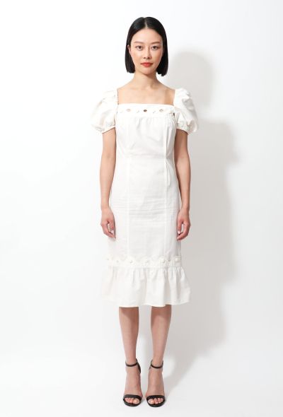 Saint Laurent Ruffled Day Dress - 1