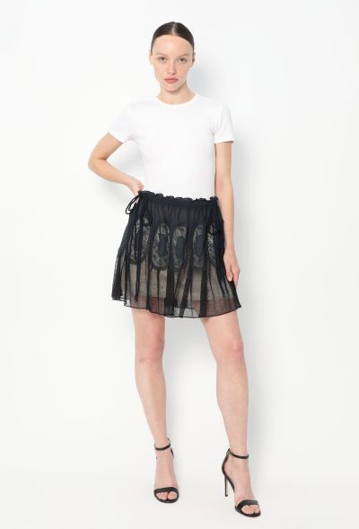 Chloé Scalloped Silk Lace Skirt - 1 Chloé Scalloped Silk Lace Skirt - 1