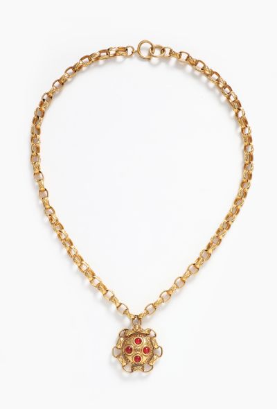 Chanel Vintage Castellane Gripoix Pendant Sautoir - 1