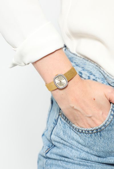                             Vintage Rolex 18k Gold & Diamond Watch