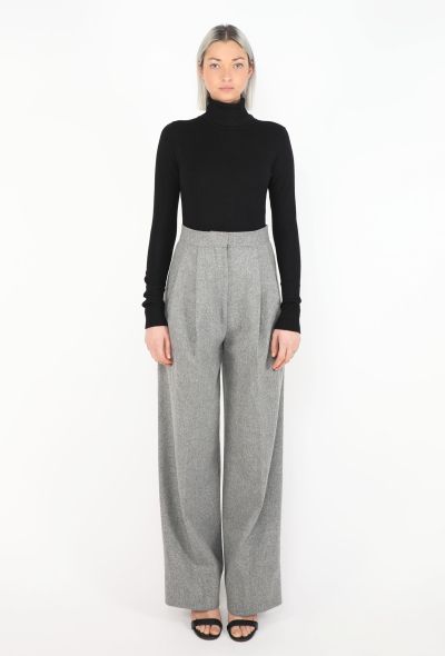 Céline Felted Pleated Trousers - 2