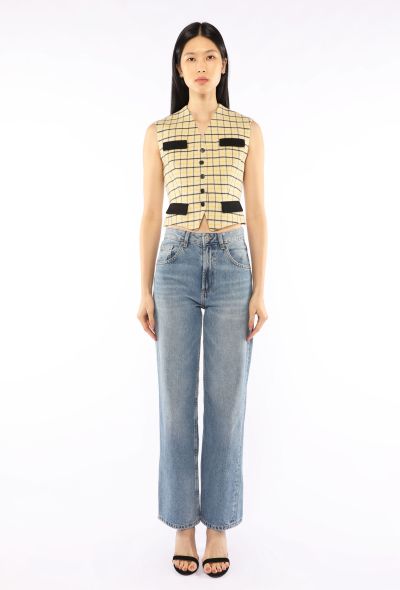 Hermès Tattersall Riding Vest, 1960s - 2