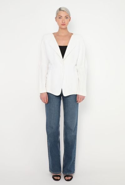 Thierry Mugler '80s Cinched Folded Lapel Jacket - 2 Thierry Mugler '80s Cinched Folded Lapel Jacket - 2