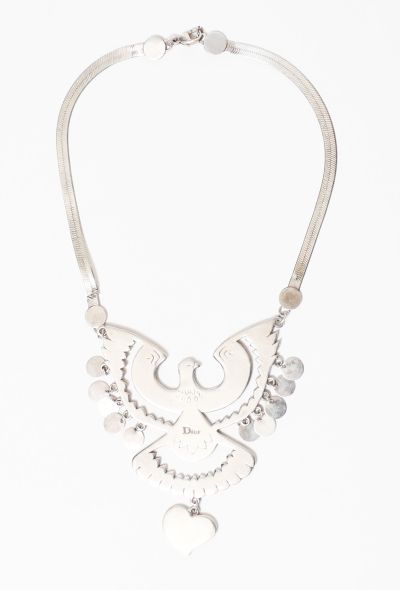                                         Vintage Silver Eagle Necklace -1