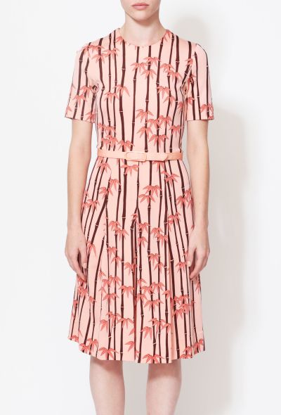 Exquisite Vintage 70s Hanae Mori Ban-Lon Belted Jersey Dress - 2