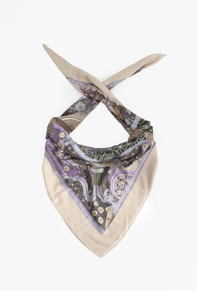 Hermès 'Axis Mundi' Cashmere Grand Carré 140cm - 2