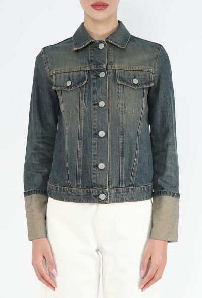 Helmut Lang Late '90s Turn-Up Denim Jacket - 1