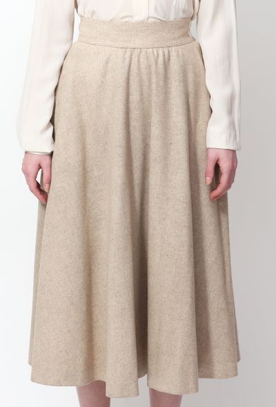                                         '70s Mottled Wool Skirt-2