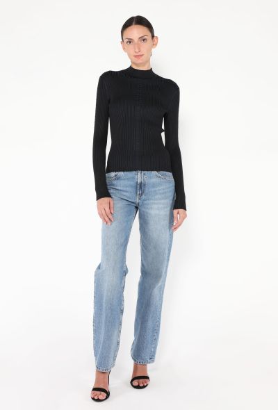 Hermès 2025 Silk Ribbed Médor Sweater - 2