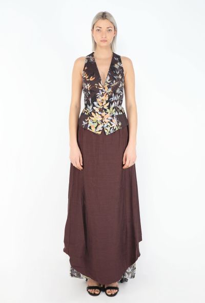 Chloé Spring 1998 Pinstripe Floral 4-Piece Ensemble - 2