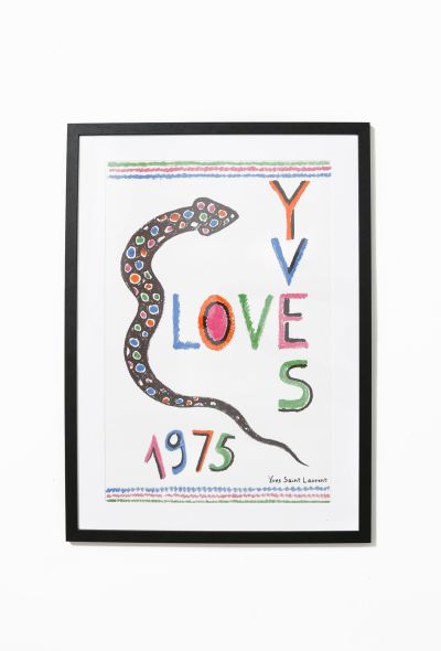 Saint Laurent Original Love Poster 1975 - 1