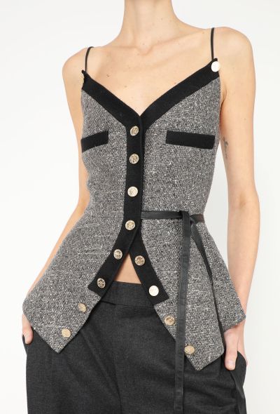Louis Vuitton F/W 2018 Embossed Mohair Top - 1 Louis Vuitton F/W 2018 Embossed Mohair Top - 1