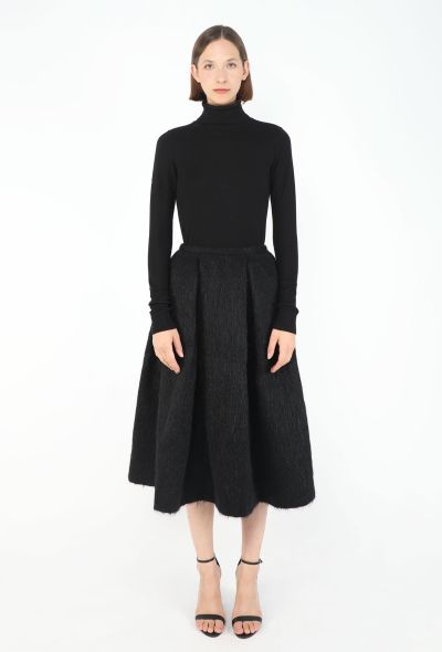 Comme des Garçons 1999 Mohair Pleated Skirt - 1