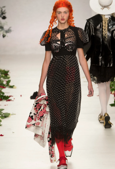 Modern Designers Meadham Kirchhoff S/S 2014 Ruched Dress - 2