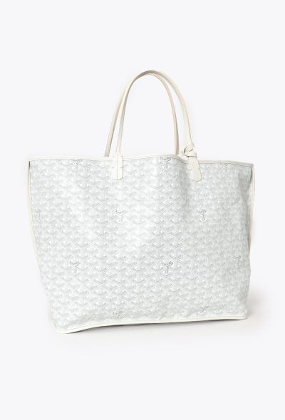 Goyard Saint Louis PM Tote Bag White Goyardine canvas - 2 Goyard Saint Louis PM Tote Bag White Goyardine canvas - 2