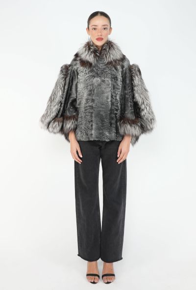 Dior RARE F/W 2007 Astrakhan Fox Fur Jacket - 1