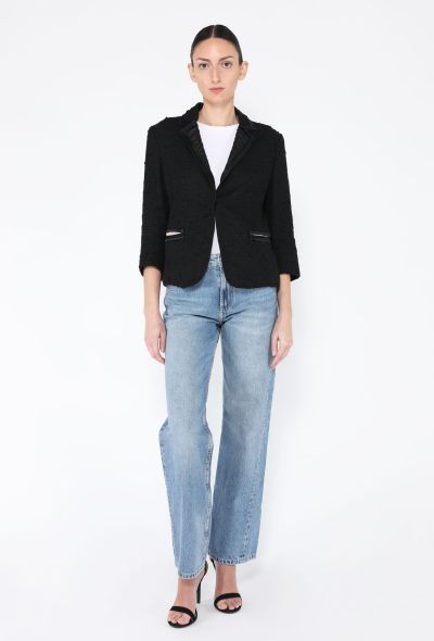 Prada Early 2000s Wool Tweed Blazer - 2