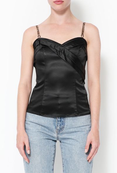                                         2008 Charmeuse Bustier Top-1
