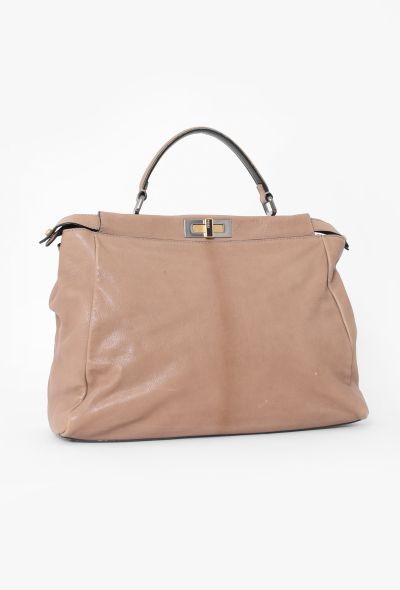 Fendi Beige Large Peekaboo Bag - 2 Fendi Beige Large Peekaboo Bag - 2