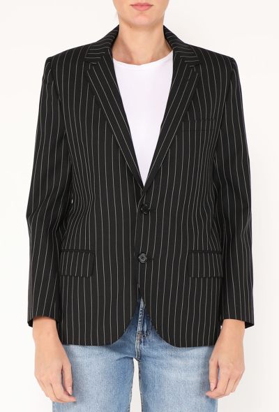 Céline S/S 2021 Tailored Pinstripe Blazer - 1