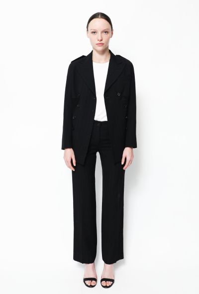                                         Early 2000s Tailored Pinstripe Suit-2
