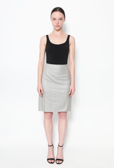                                         Classic Wool Stitch Skirt-1