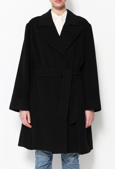                                         '70s Cashmere Belted Coat-2