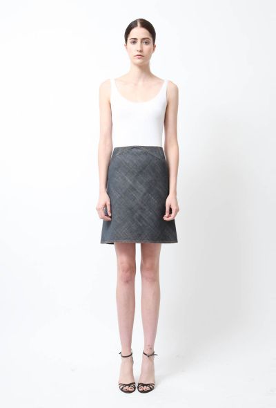                                         Denim A-Line Skirt-1