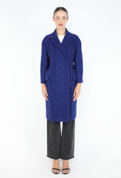 Dior Raf Simons 2014 Mohair Notched Coat - 1
