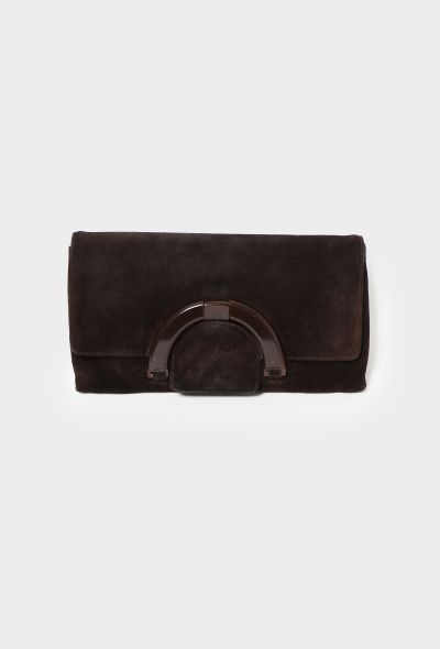 Chloé Early 2000s Suede Clutch - 2