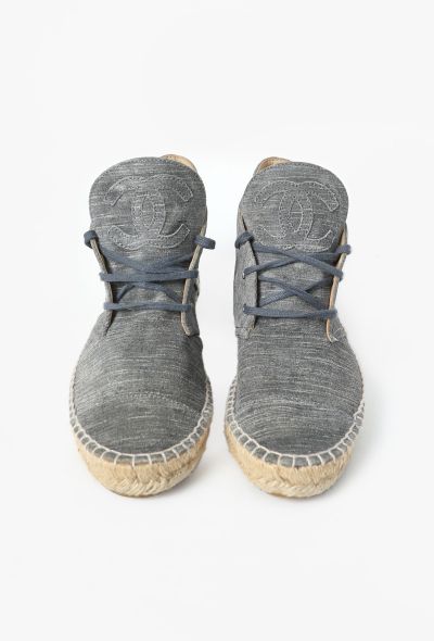 Chanel 2015 'CC' Leather Espadrilles - 2