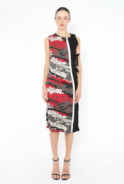 Prada S/S 2009 Crinkled Graphic Dress - 1 Prada S/S 2009 Crinkled Graphic Dress - 1