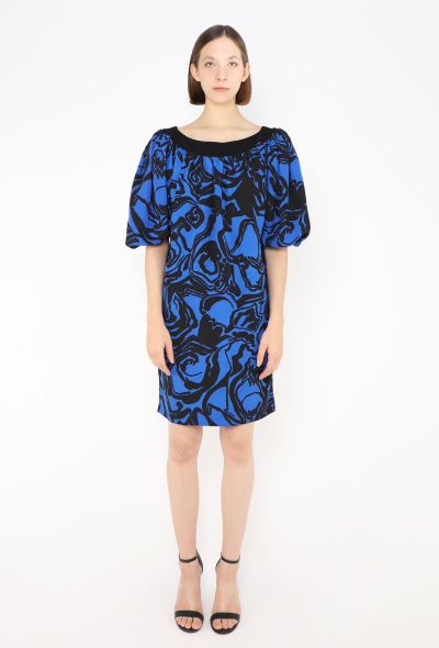 Saint Laurent CAMPAIGN S/S 1984 Graphic Tunic Dress - 1 Saint Laurent CAMPAIGN S/S 1984 Graphic Tunic Dress - 1