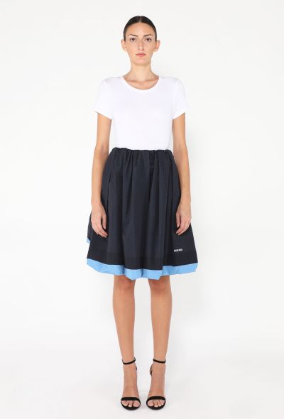Miu Miu F/W 2024 Pleated Poplin Skirt - 1