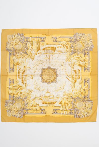 Hermès 90s "Azulejos" Silk Scarf - 1