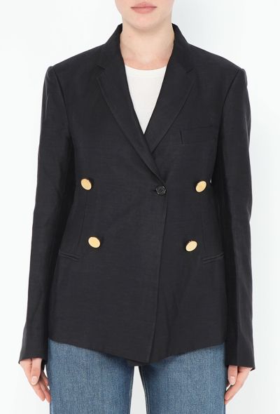 Céline 2013 Tailored Linen Blazer - 1 Céline 2013 Tailored Linen Blazer - 1