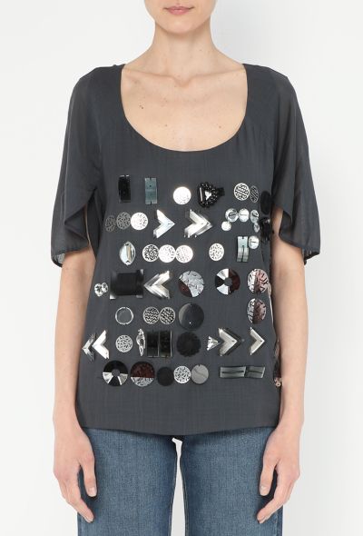 Chloé F/W 2007 Metallic Appliqué Tunic - 1 Chloé F/W 2007 Metallic Appliqué Tunic - 1