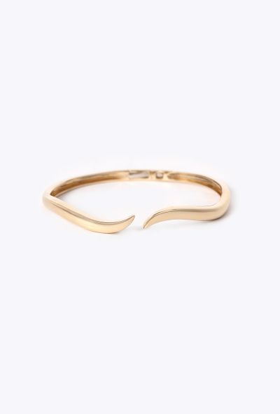Modern Fine Jewelry Stephanie Gottlieb Ivy Gold Wave Cuff - 1