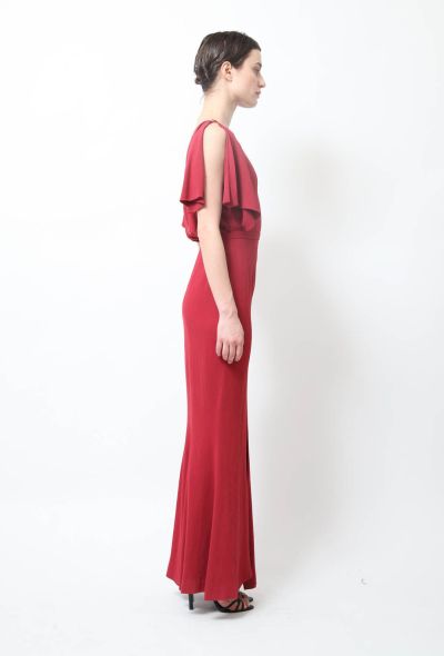                                         Draped Evening Gown-2