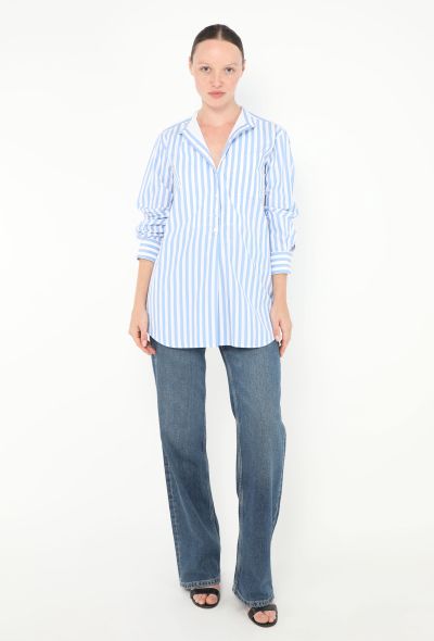 Céline 2016 Striped Cotton Tunic - 2 Céline 2016 Striped Cotton Tunic - 2