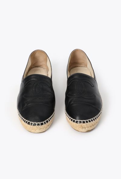Chanel Leather 'CC' Espadrilles - 2 Chanel Leather 'CC' Espadrilles - 2