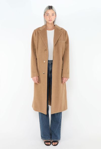 Ralph Lauren Tailored Camel Wool Coat - 1