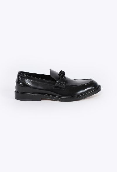 Bottega Veneta 2024 Knotted Leather Loafers - 1