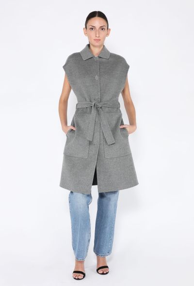 Hermès 2024 Belted Cashmere Long Vest - 2