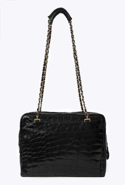 Chanel Alligator Maxi Camera Bag, 1990s - 1